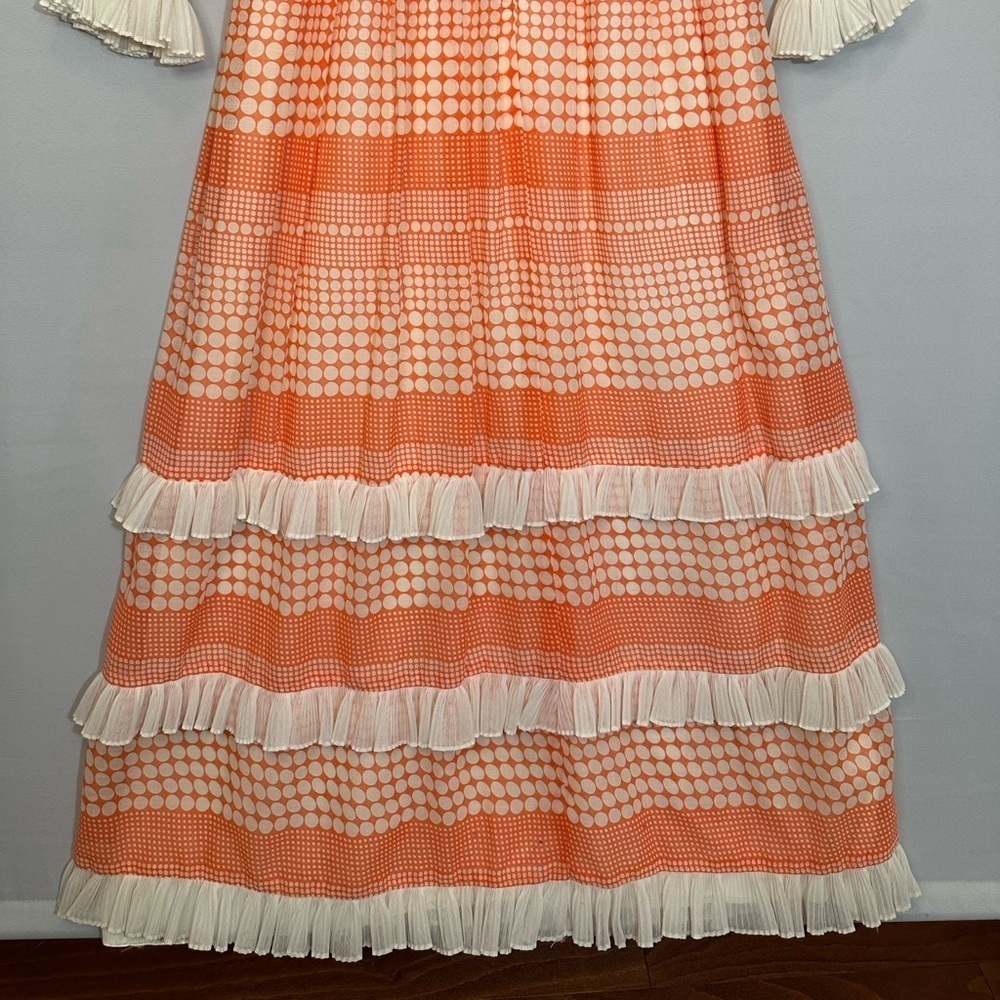 Miss Elliette Women Size M Victorian 1960’s Maxi Dress Peasant Cottagecore RARE - Picture 12 of 13